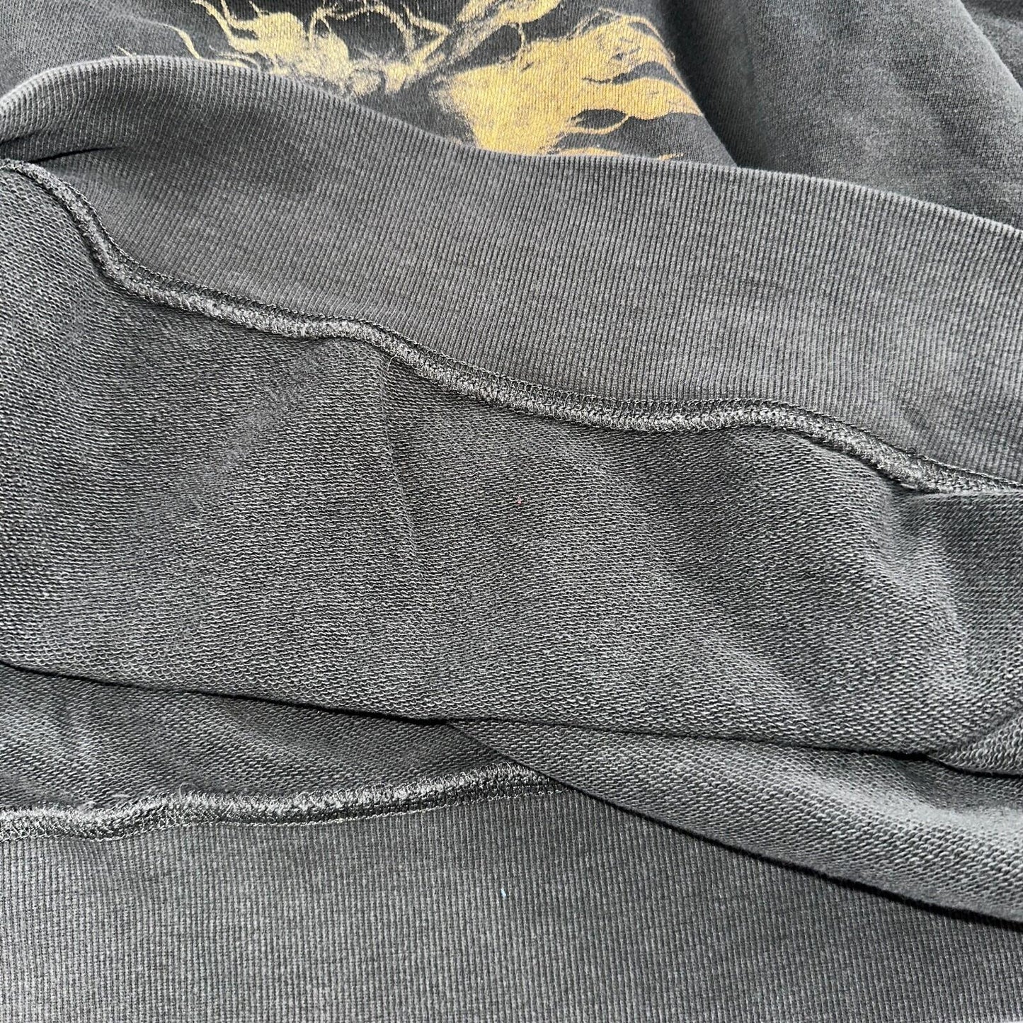Taylor Swift Fearless Taylor's Version Cotton Cropped Sweatshirt Gray Sz L