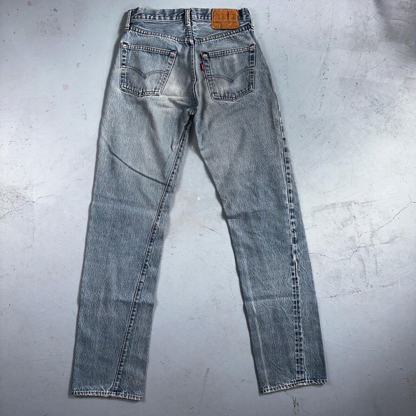 Levis 501 Vintage 80s Redline Selvedge USA XX Jeans Light Wash 29x38 Act 27x33