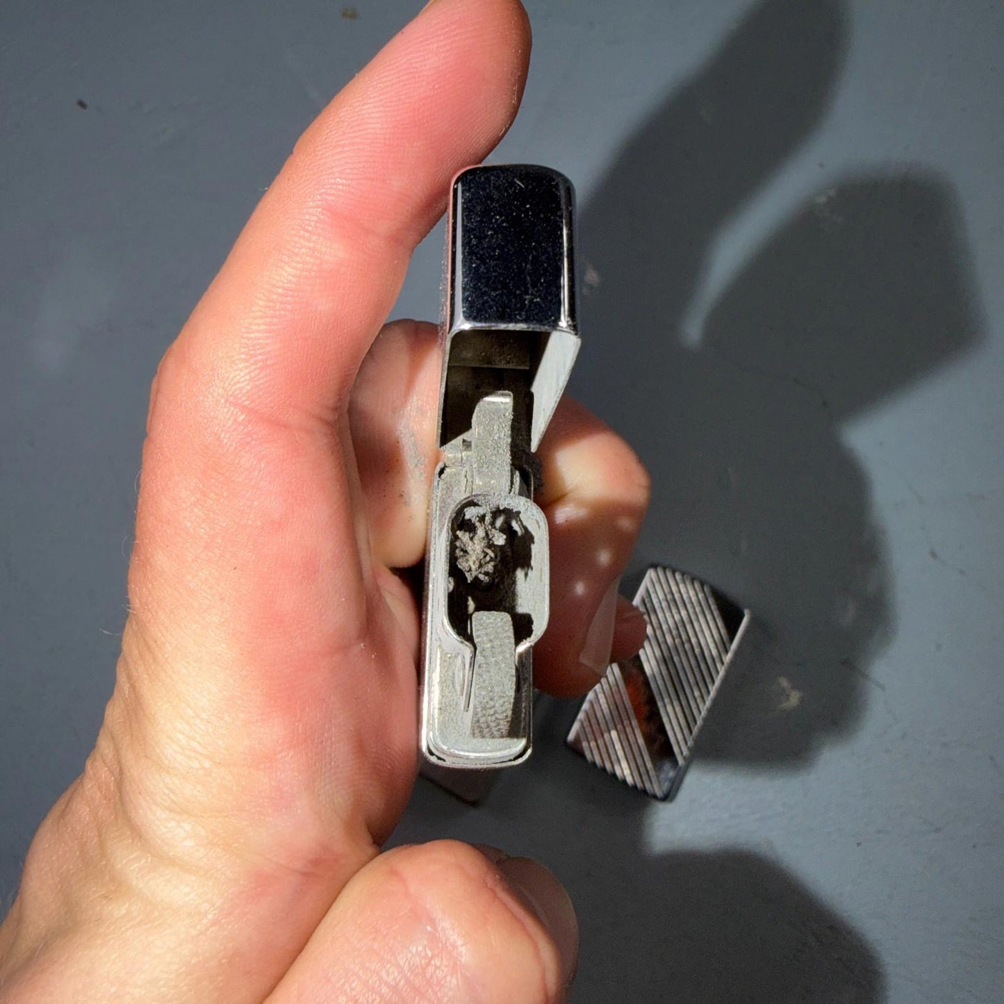 Lot Of 3 Vintage Zippo Lighters Silver Tone Bradford Pennsylvania PA Refillable