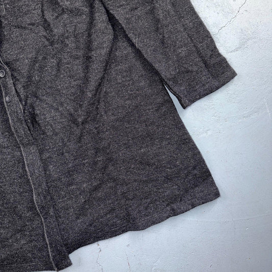 Eileen Fisher Women’s Button Front Small Cardigan Black Boxy Wool