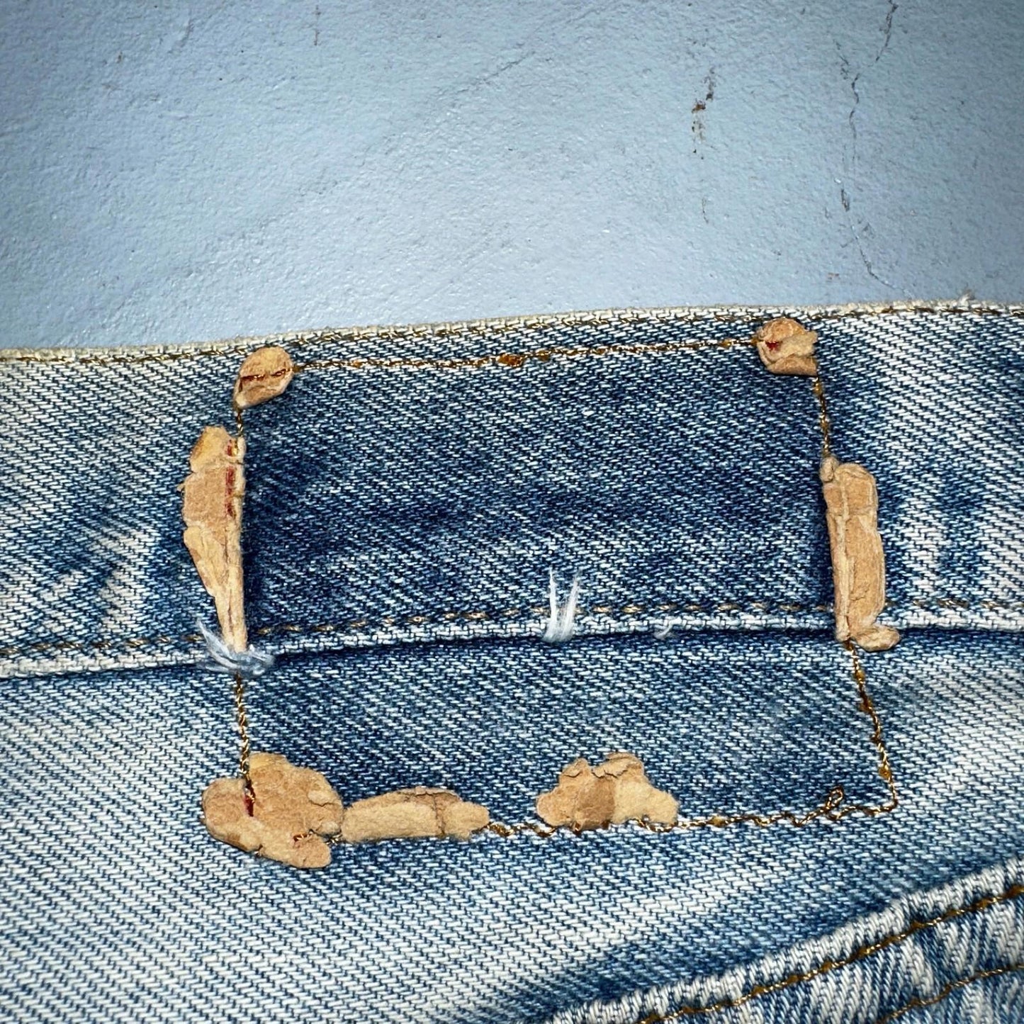 Levis 501 Vintage 80s Redline Selvedge USA XX Jeans Light Wash 1980s Act 28x29