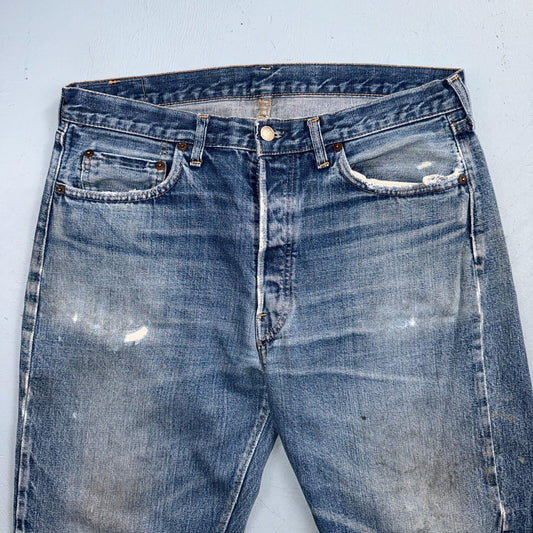 Levis 501 Big E Vintage 60s Redline Selvedge USA XX 1960s Jeans 36x32 Act 34x29