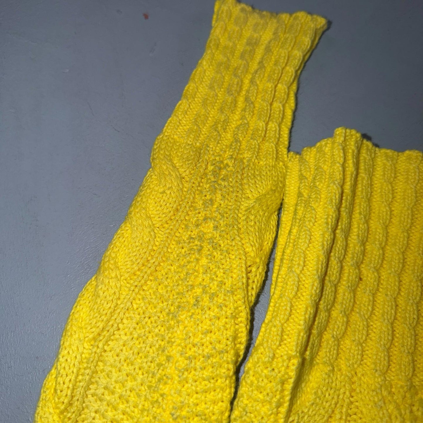 Polo Ralph Lauren Cable Knit Crew Neck Cotton Sweater Women’s XS Yellow