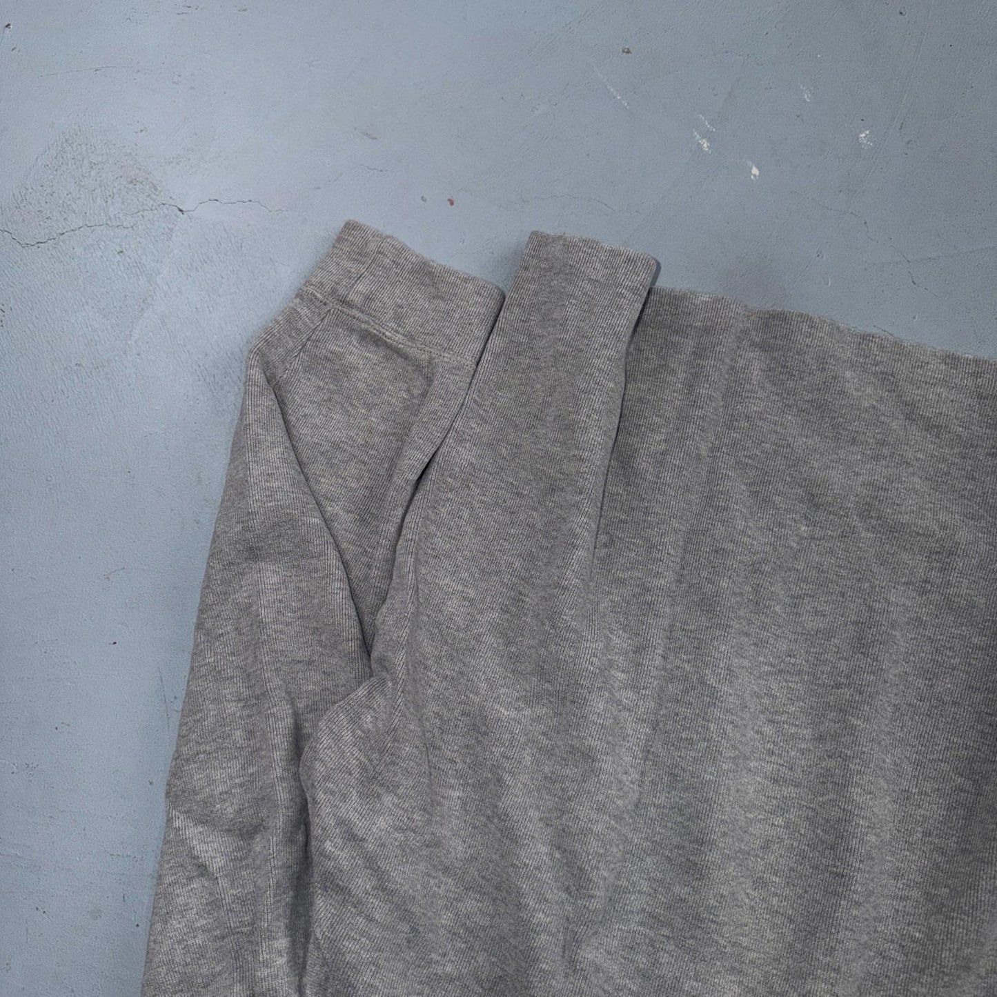 Polo Ralph Lauren Sweater VTG 2XL Gray Cotton Long Sleeve Mock Neck Quarter Zip