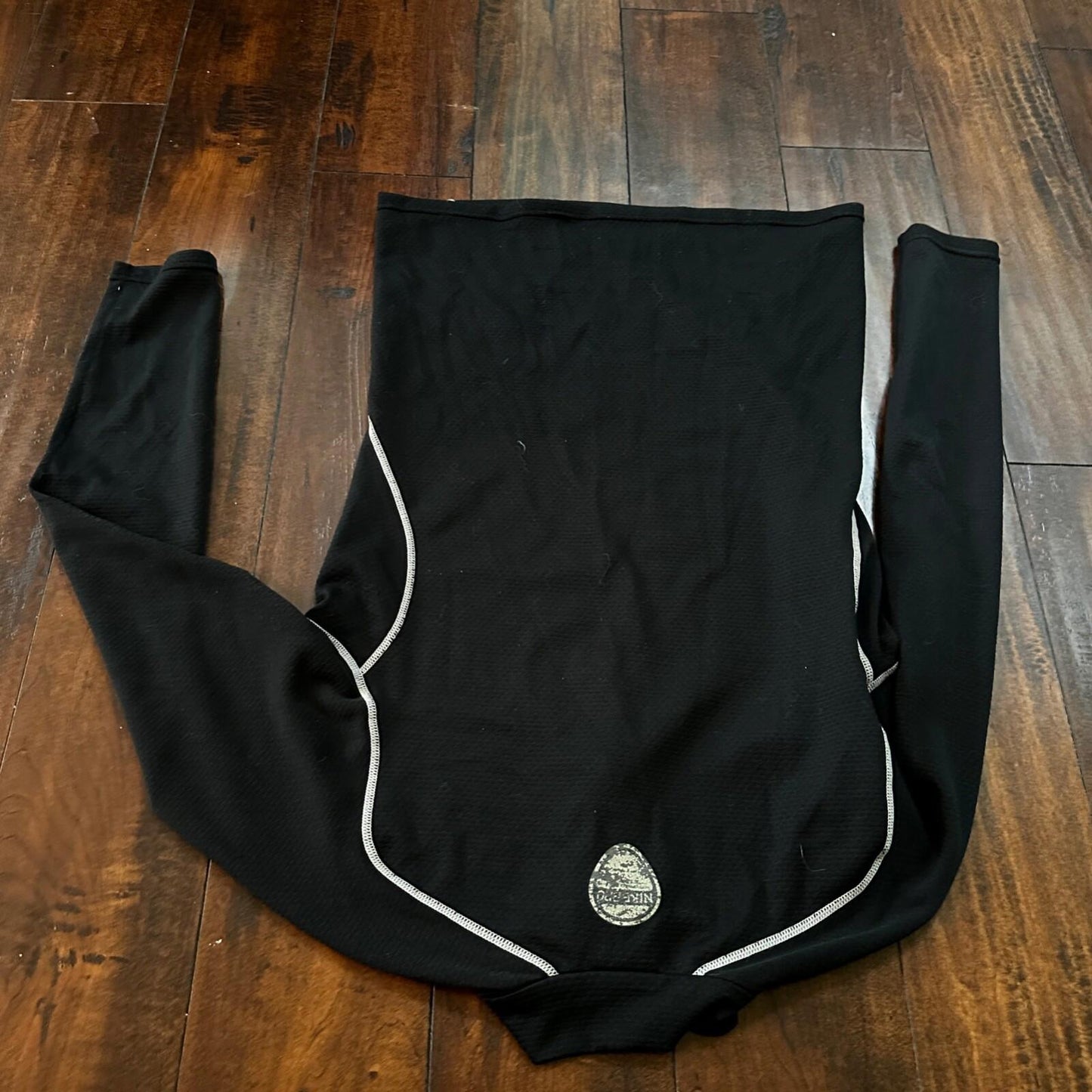 VTG Nike Active Pullover Sweater Women's L Black 1/2 Zip Therma-Fit Running 90s