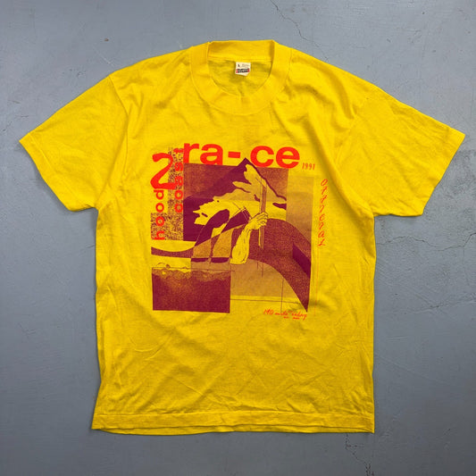 Jiffy Lube VTG T Shirt Hood To Coast 1991 90s Geisha Marathon Mile Relay Cool