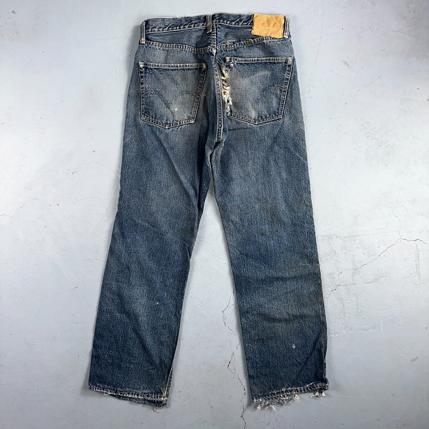 Levis 501 XX Big E Vintage 40s Redline Selvedge USA XX 1940s 50s Jeans 29x28