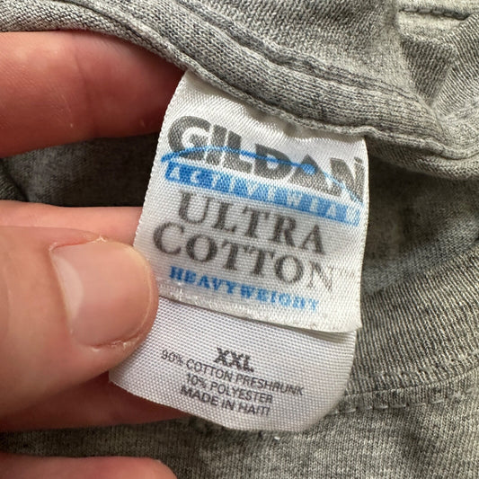 Three Olives Vodka Oregon Corvallis OSU Vintage T Shirt Y2K Grey 2XL University