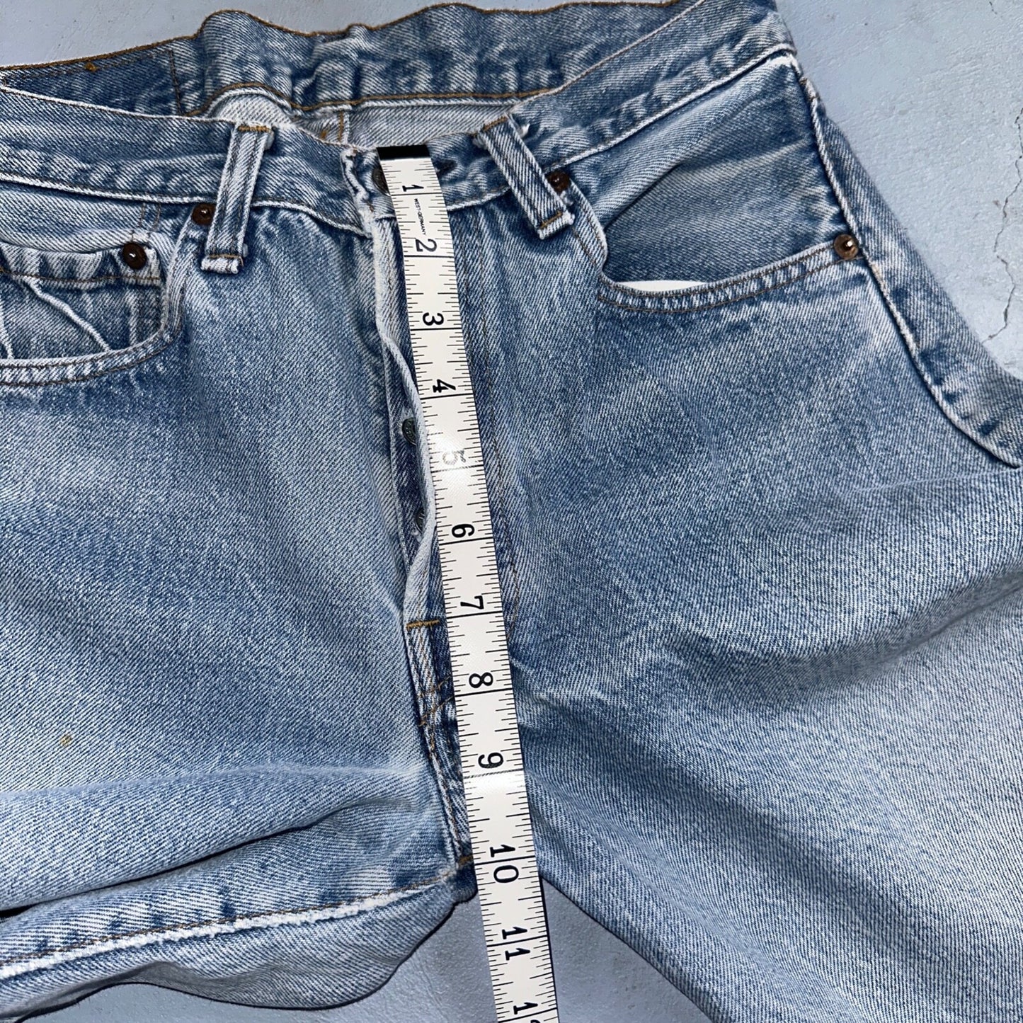 Levis 501 Vintage 80s Redline Selvedge USA XX Jeans Light Wash 29x38 Act 27x33
