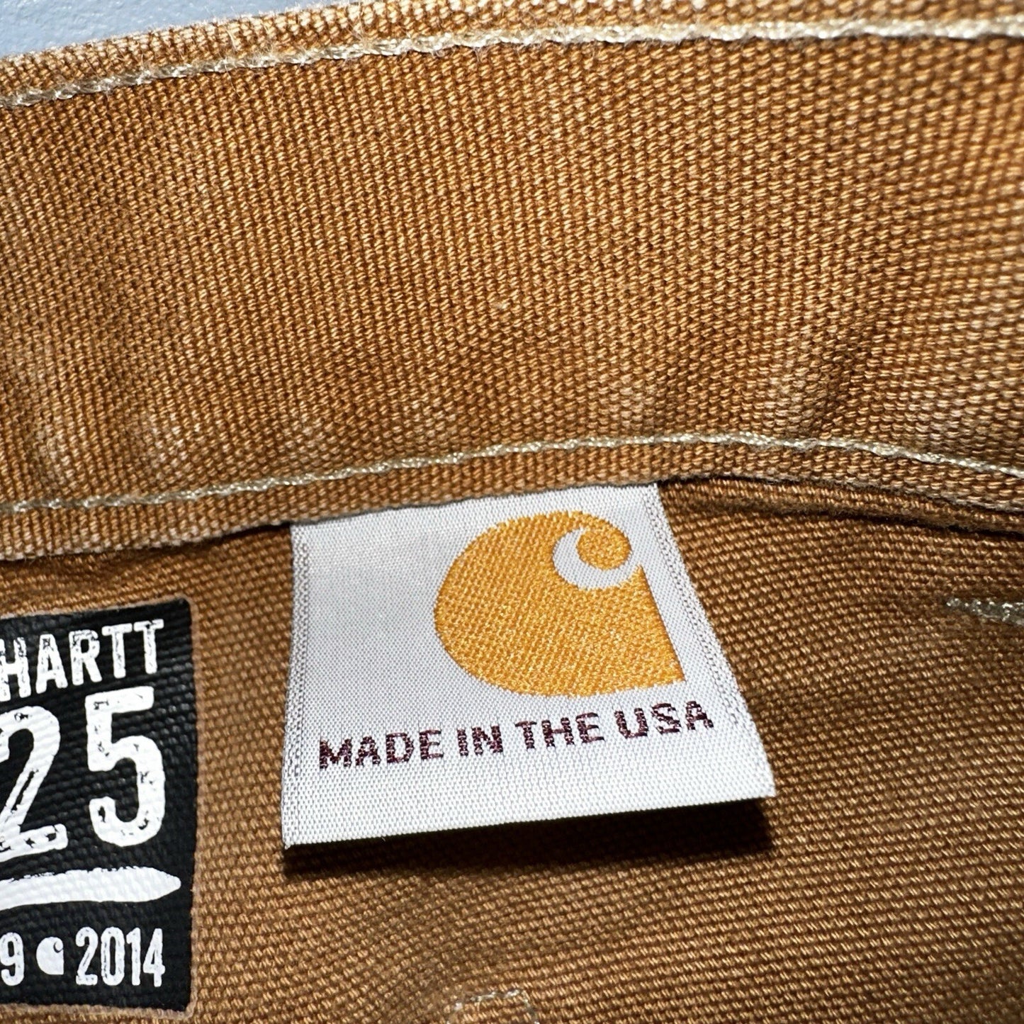 Carhartt VTG Double Knee Carpenter Pants USA B01 Brown Y2K 2014 Act 36x32