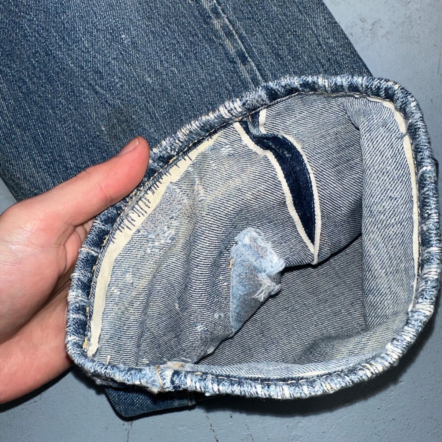 Levis 501 Big E Vintage 60s Redline Selvedge USA XX 1960s Jeans 66 Act 34x28