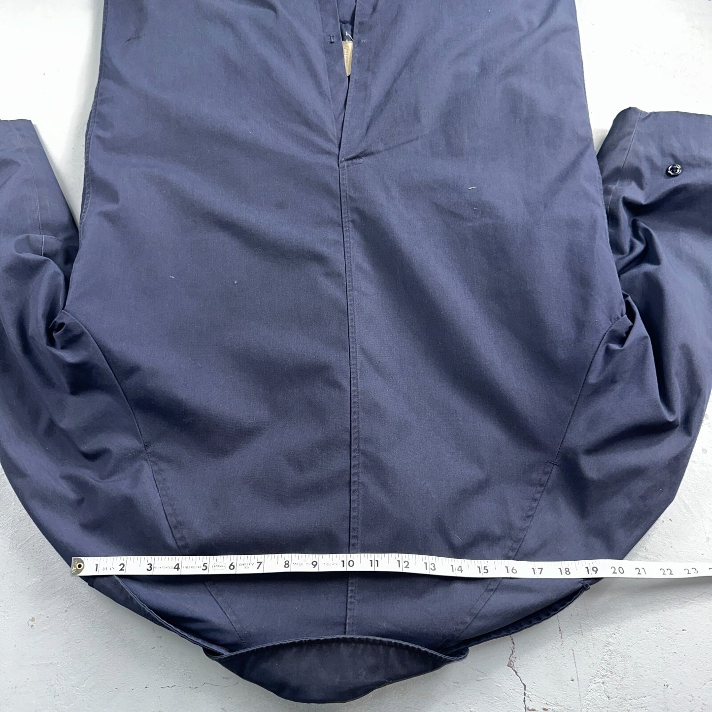 1970s VTG US Air Force Trench Coat 40s Blue All Weather Removable Liner 3556