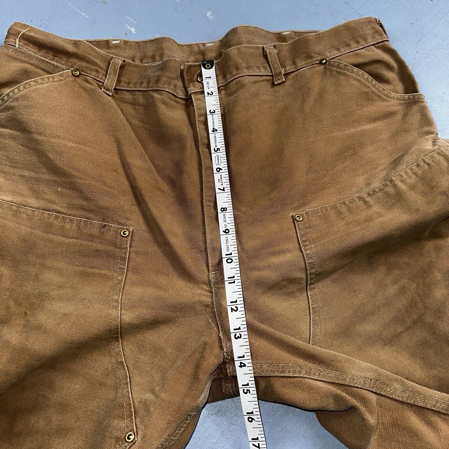 Carhartt 1989 VTG Double Knee Carpenter 80s Pants USA B01 Brown 42x32 Act 40x30