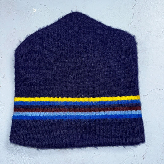 VTG 60s 70s Wool Knit Winter Beanie Hat OSFM Rockabilly Warm Grunge Basic Cozy