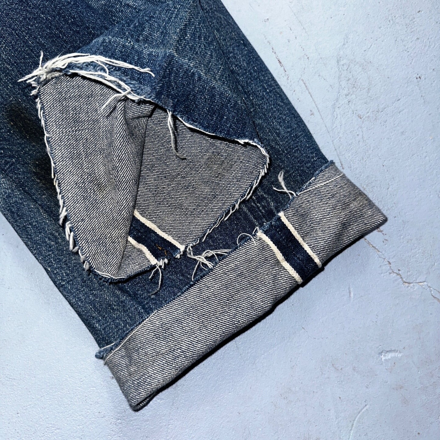 Levis 501 Big E Vintage 60s Redline Selvedge USA XX 1960s Jeans 27x30 Act 25x28