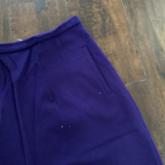 Vintage USA Rockabilly Womens Shorts Disco Skirt 70s 80s Purple Funky Basic
