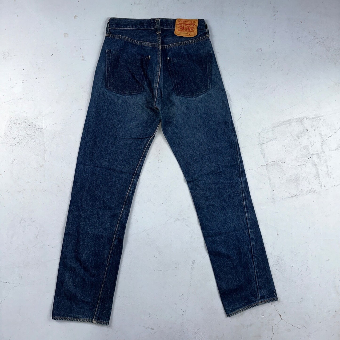 Levis 501 Vintage 80s Redline Selvedge USA XX Jeans Dark Wash 27x34 Act 25x31