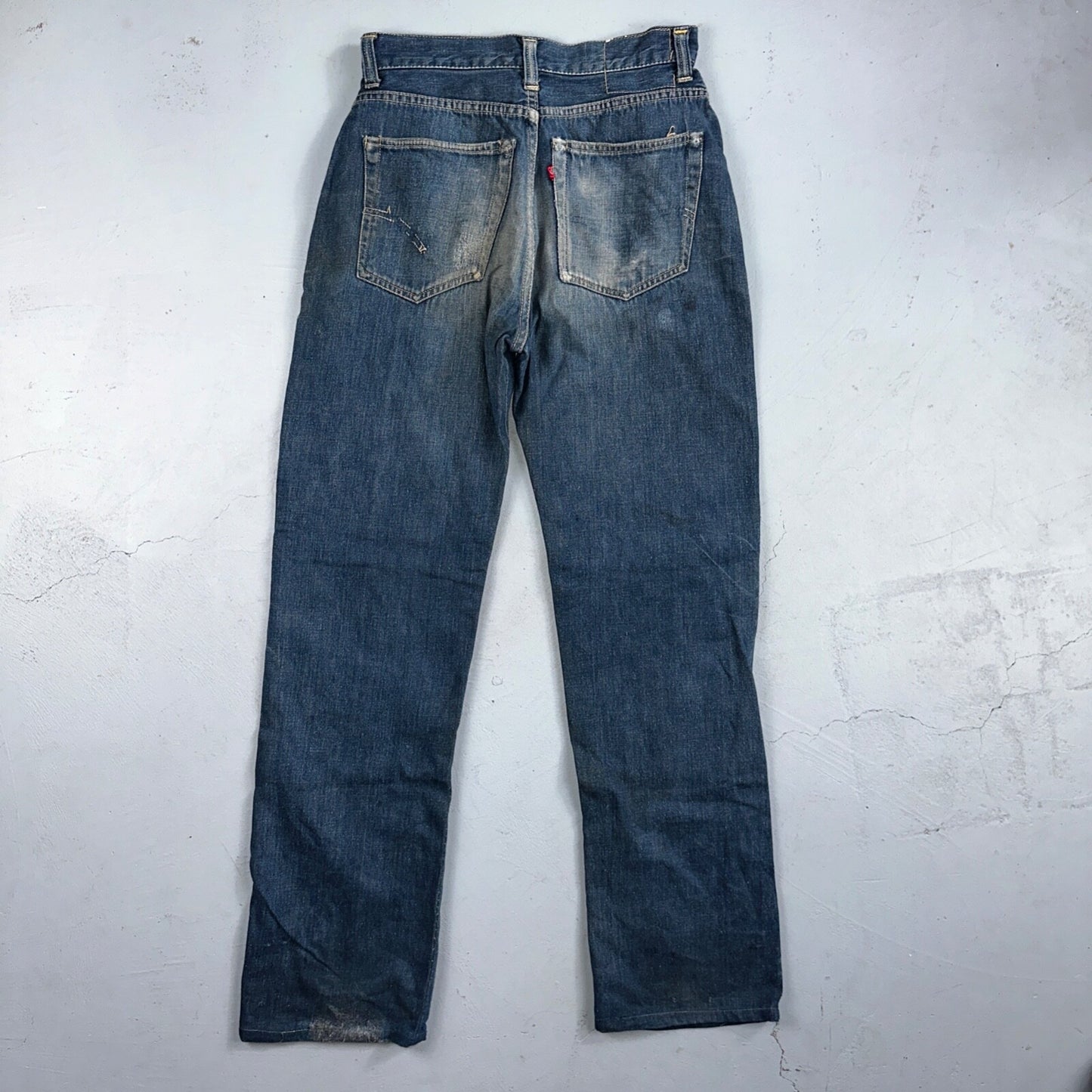 Levis 701 Big E Vintage 50s Redline Hidden Rivets USA 1950s Jeans 501 Act 26x29