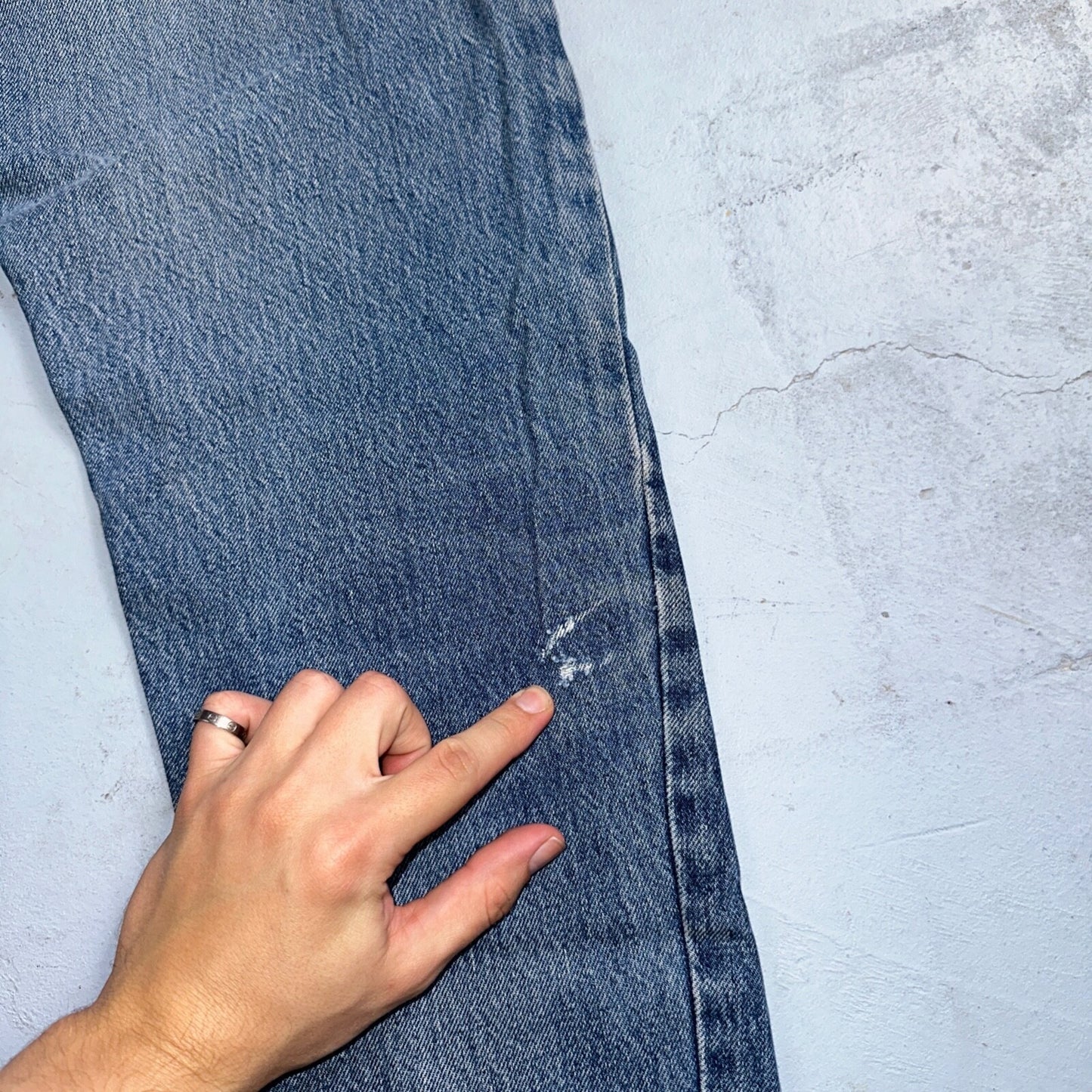 Levis 501 Vintage 80s Redline Selvedge USA XX Jeans Skinny Tailored Act 28X29