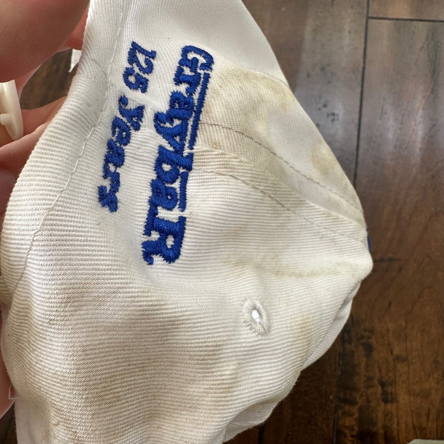 Grayback Trucker Vintage Hat Cap Snapback 1994 90s Blue White Cars Nascar Sports