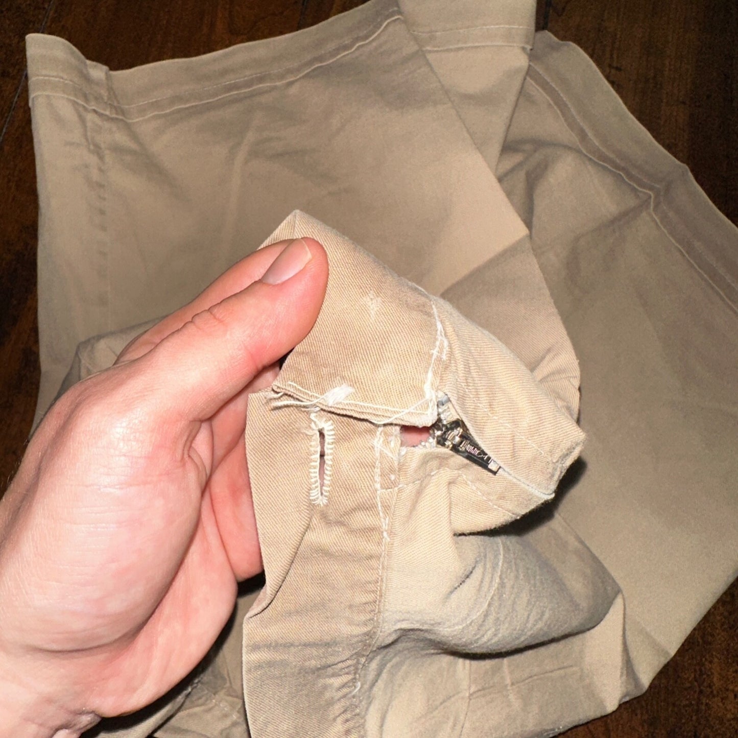 Vintage USA Rockabilly Womens Dress Pants 60s 70s Bottom Tan Shorts 24