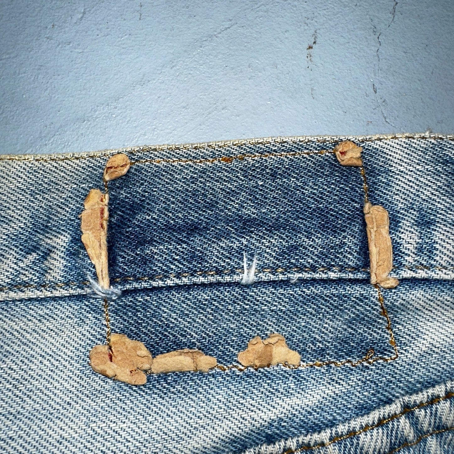 Levis 501 Vintage 80s Redline Selvedge USA XX Jeans Light Wash 1980s Act 28x29