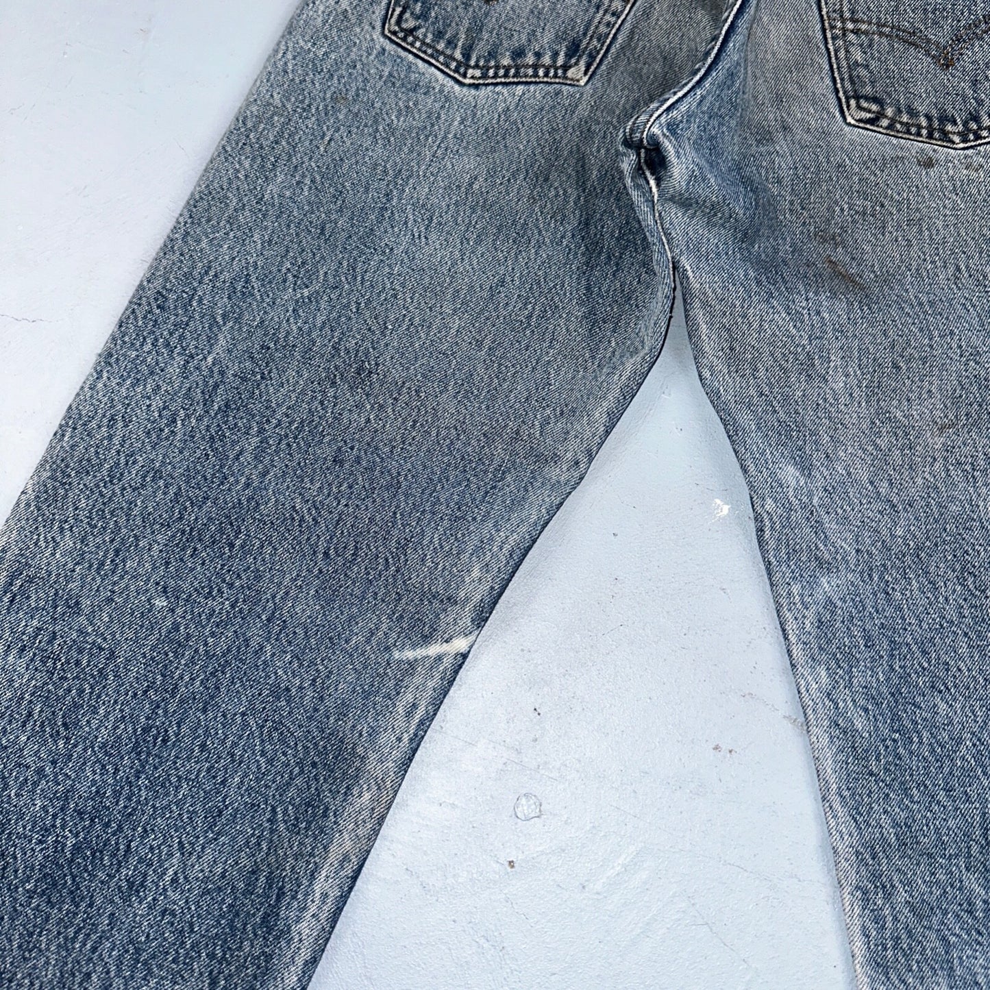 Levis 501 Vintage 80s Redline Selvedge USA XX Jeans Med Wash 28x34 Act 26x30