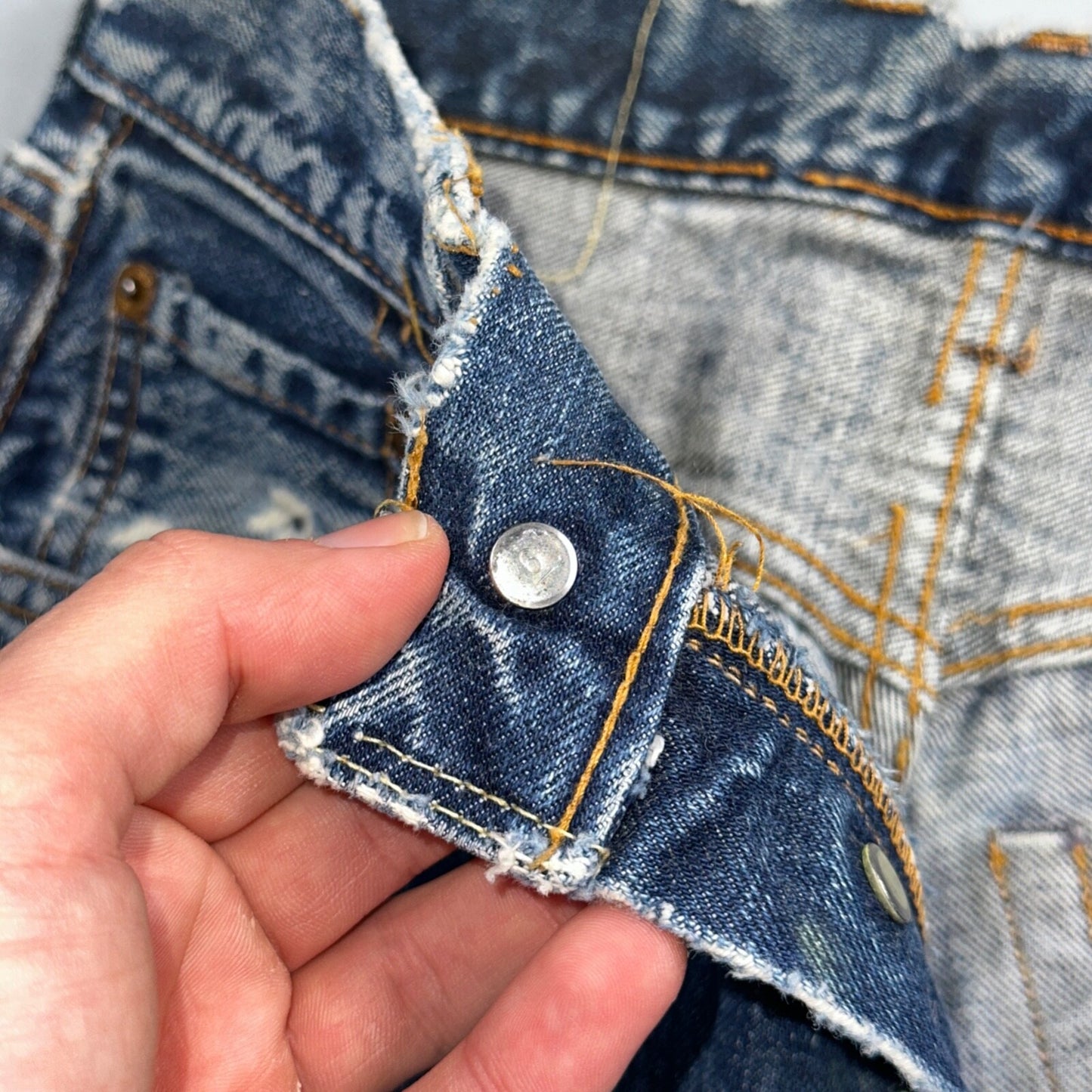 Levis 501 Big E Vintage 60s Redline Selvedge USA XX 1960s Jeans 28x32 Act 26x28