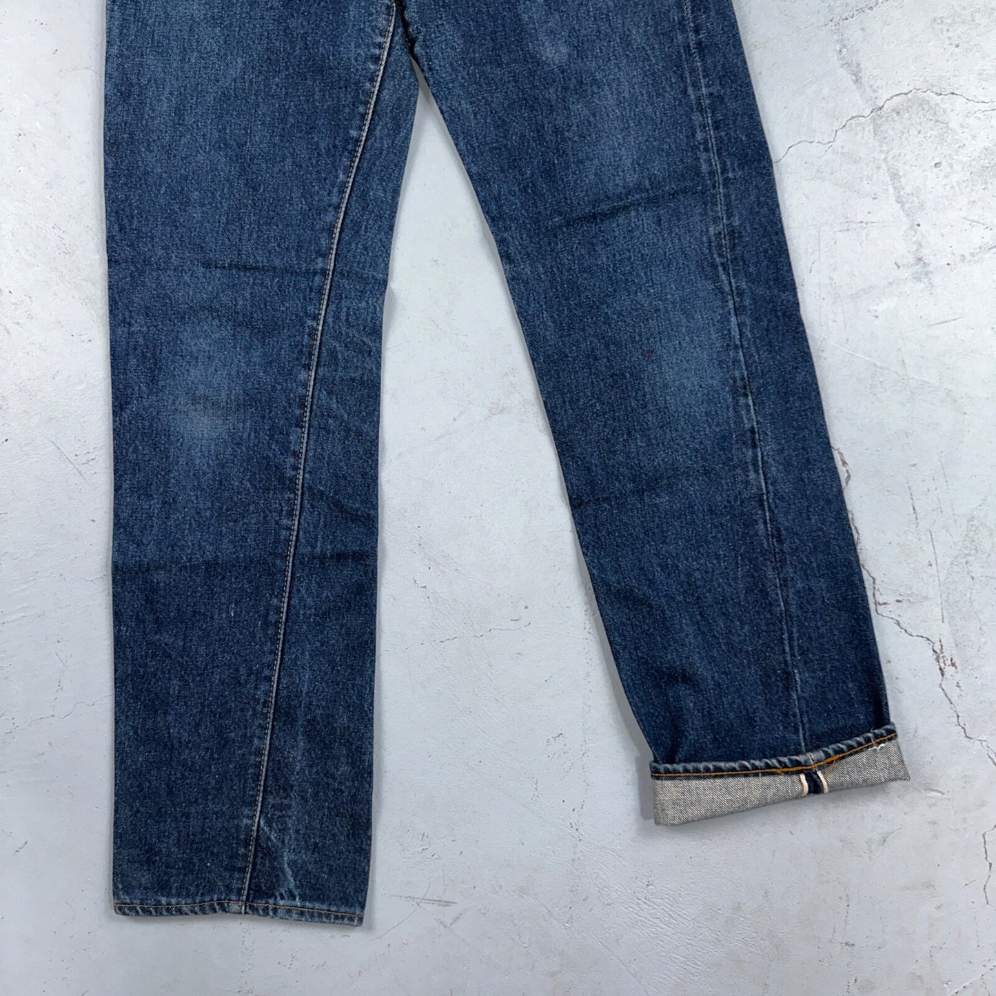 Levis 501 Vintage 80s Redline Selvedge USA XX Jeans Dark Wash 27x34 Act 25x31