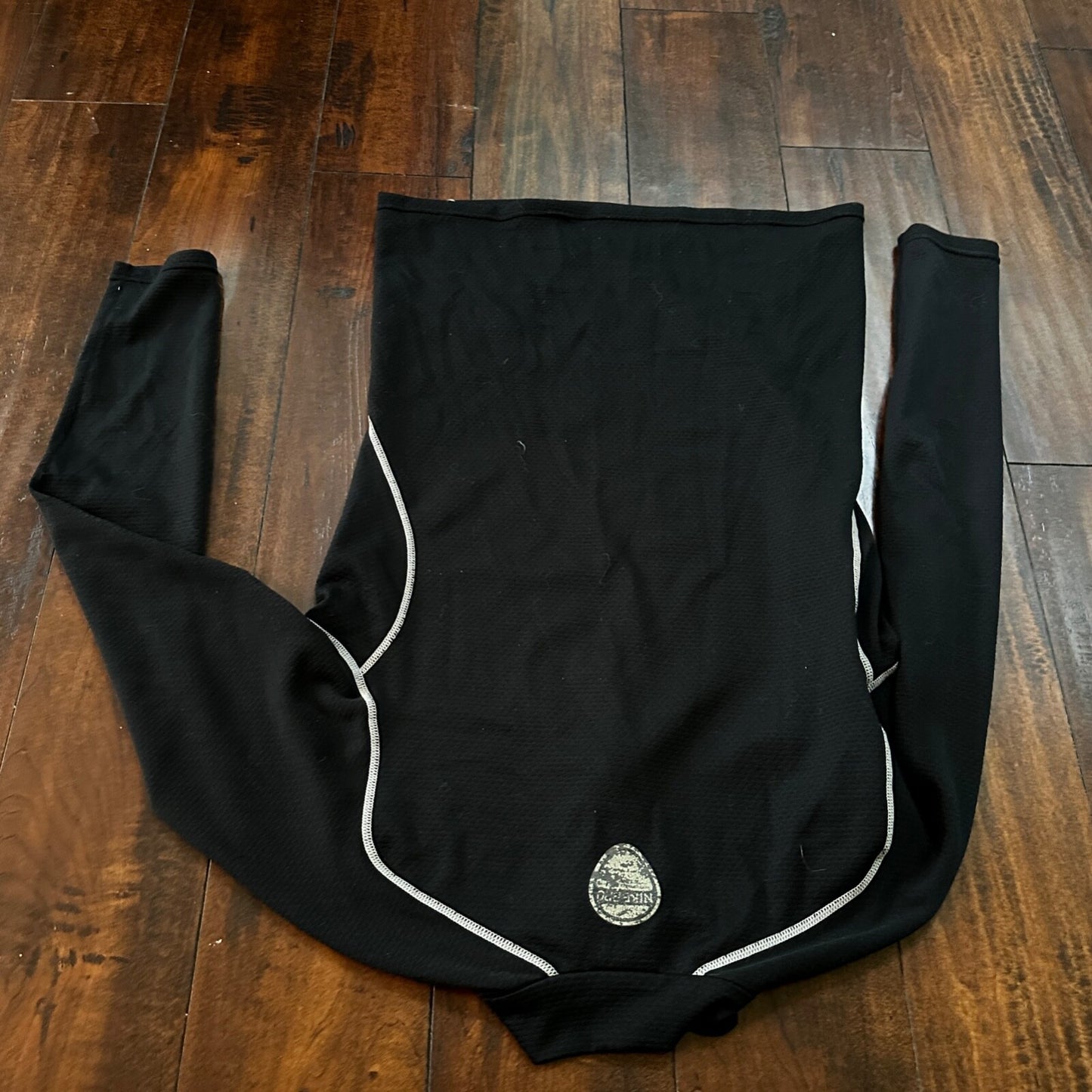 VTG Nike Active Pullover Sweater Women's L Black 1/2 Zip Therma-Fit Running 90s