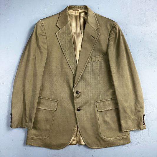 Polo Ralph Lauren Blazer 40 Sport Coat Khaki Sportswear University Jacket Suit