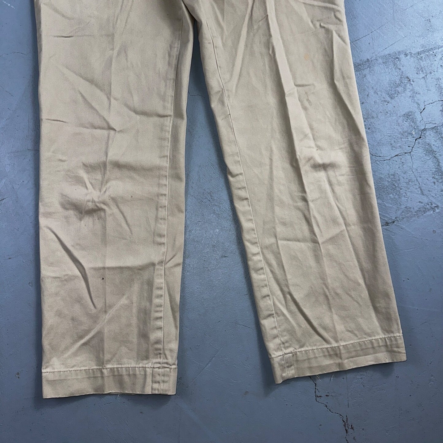 Polo Ralph Lauren Pants Mens 33x32 Suffield Chino Straight Twill Cotton Beige