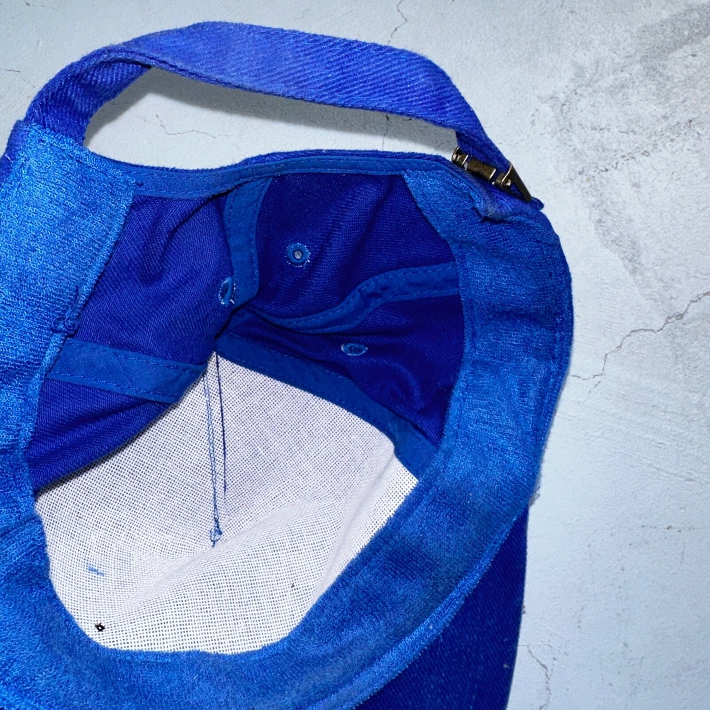 Shoshone First Bank VTG Hat Cap Snapback Buffalo Otto Blue Animals Love Cool