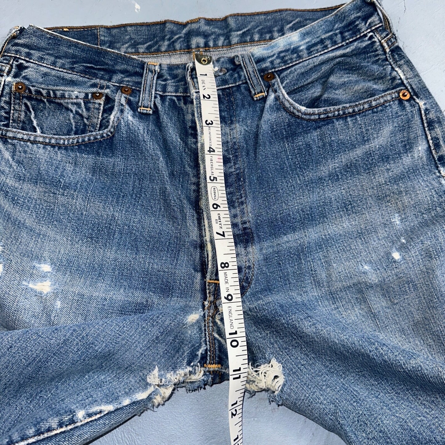 Levis 501 Big E Vintage 60s Redline Selvedge USA XX 1960s Jeans 66 Act 28x28