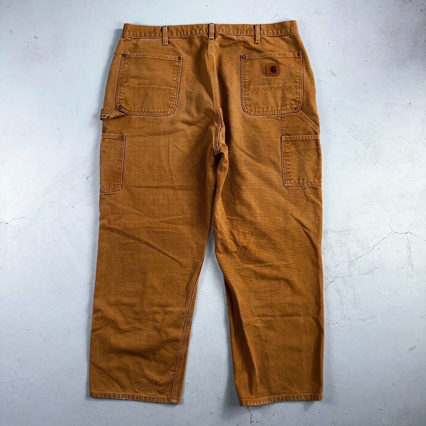 Carhartt VTG Double Knee Carpenter Pants Y2K B01 B136 BRN Brown 40x30 Act 39x29
