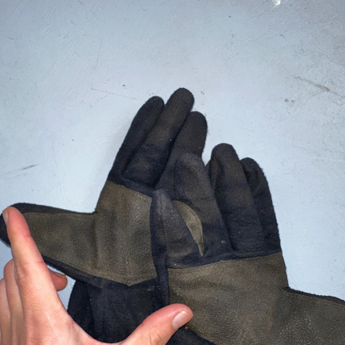 Dublin Everyday Showerproof Polar Fleece Riding Gloves XL Vtg Style Winter