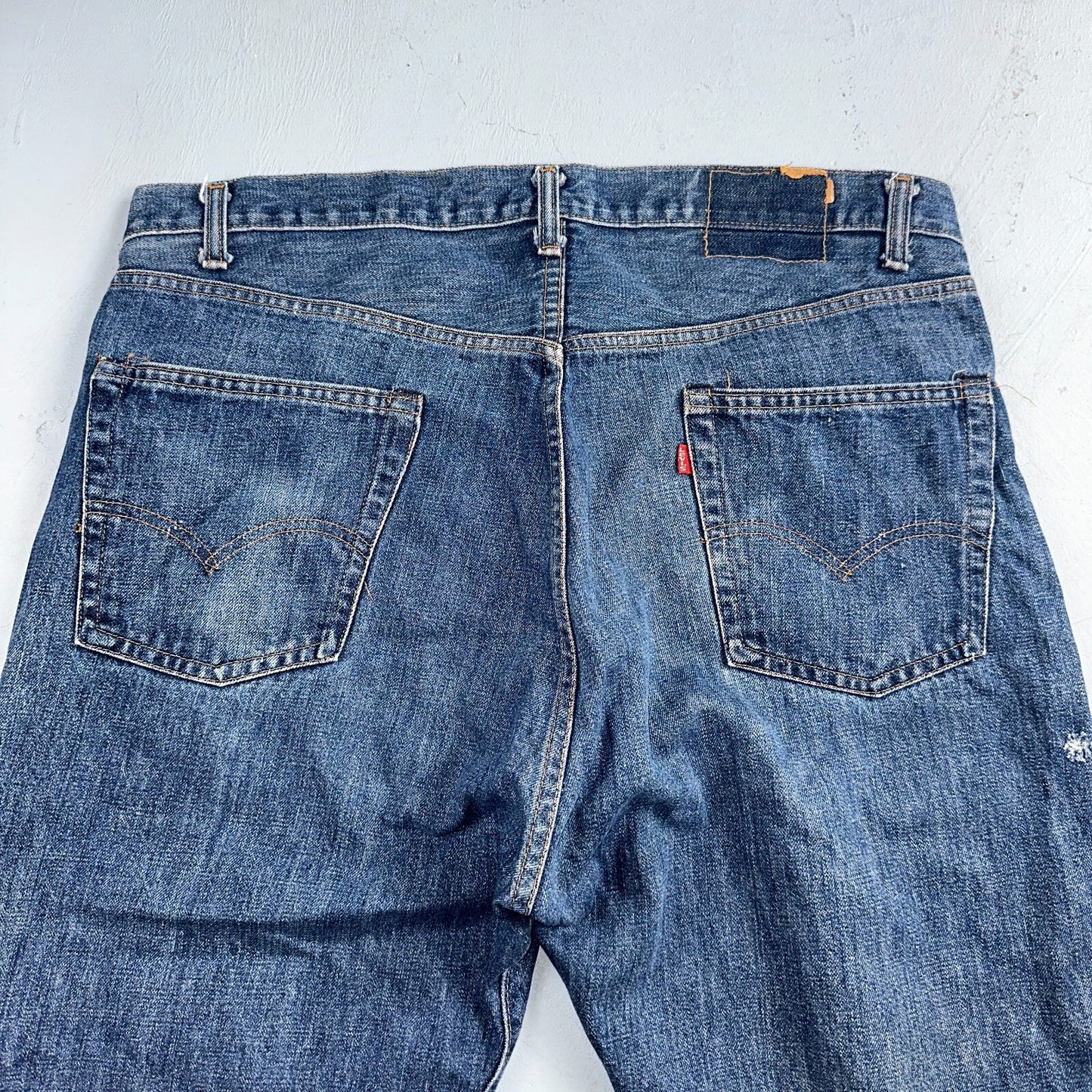 Levis 505 Vintage 70s Talon USA Jeans 501 1970s Med Wash Blue 42x30 Act 40x25