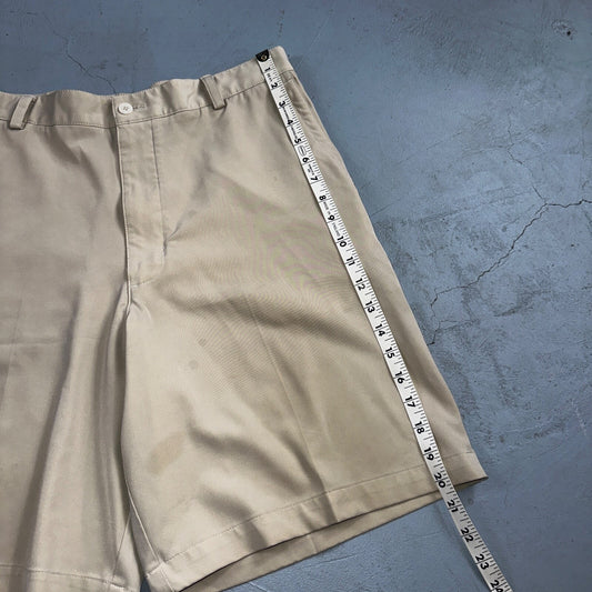 Nike Mens Golf Athletic Gym 32 Muscle Shorts Dri Fit Tan Gym Sports M