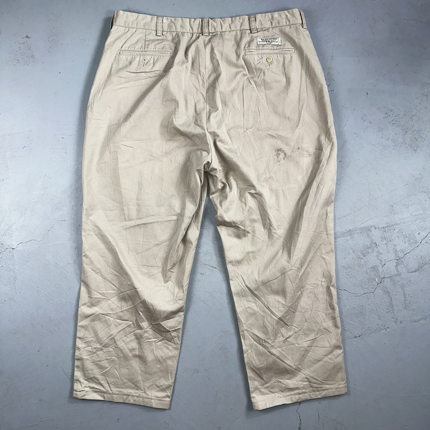 Polo Ralph Lauren Pants Mens 40x29 Brown Prospect Workwear Causal Preppy 38x25