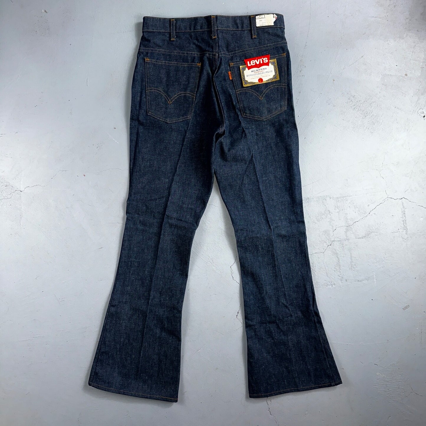 Levis 646 Deadstock 70s USA Orange Tab Bootcut Flare Bell Bottom NOS Jeans 34x31