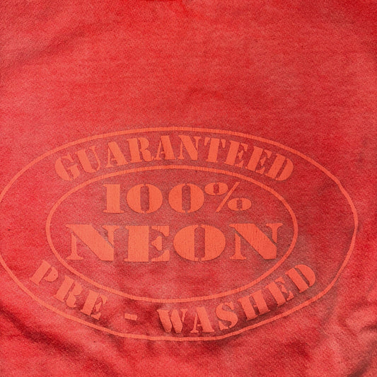 Neon Guaranteed Pre Wash Pink VTG T Shirt Hawaii Travel Forecast Sweatshirt