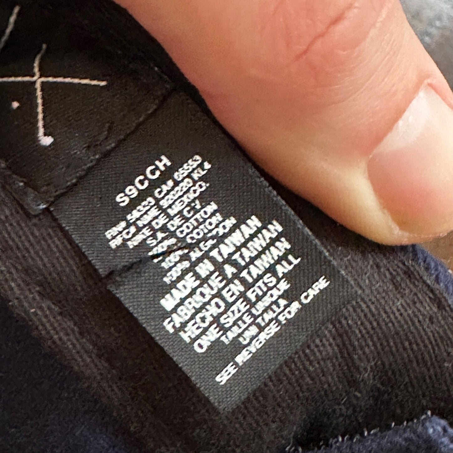 Nike Huston Open Vintage Hat Cap Snapback Navy Y2K Basic Navy Golf Hockey