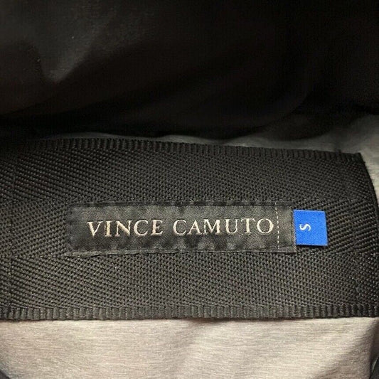 Vince Camuto Men's Hooded Down Puffer Jacket Small Black Warm To Vest Winter