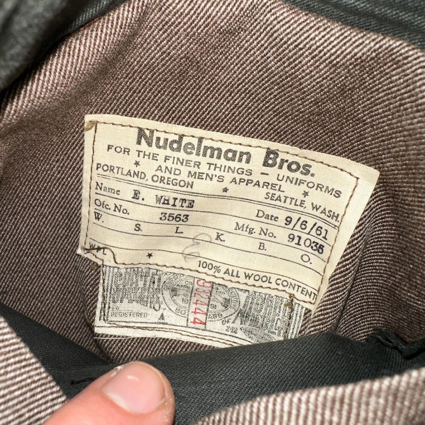 1960s Nudelman Bros Forest Mackinaw Jacket Pants Filson Rockabilly 60s 50s Union