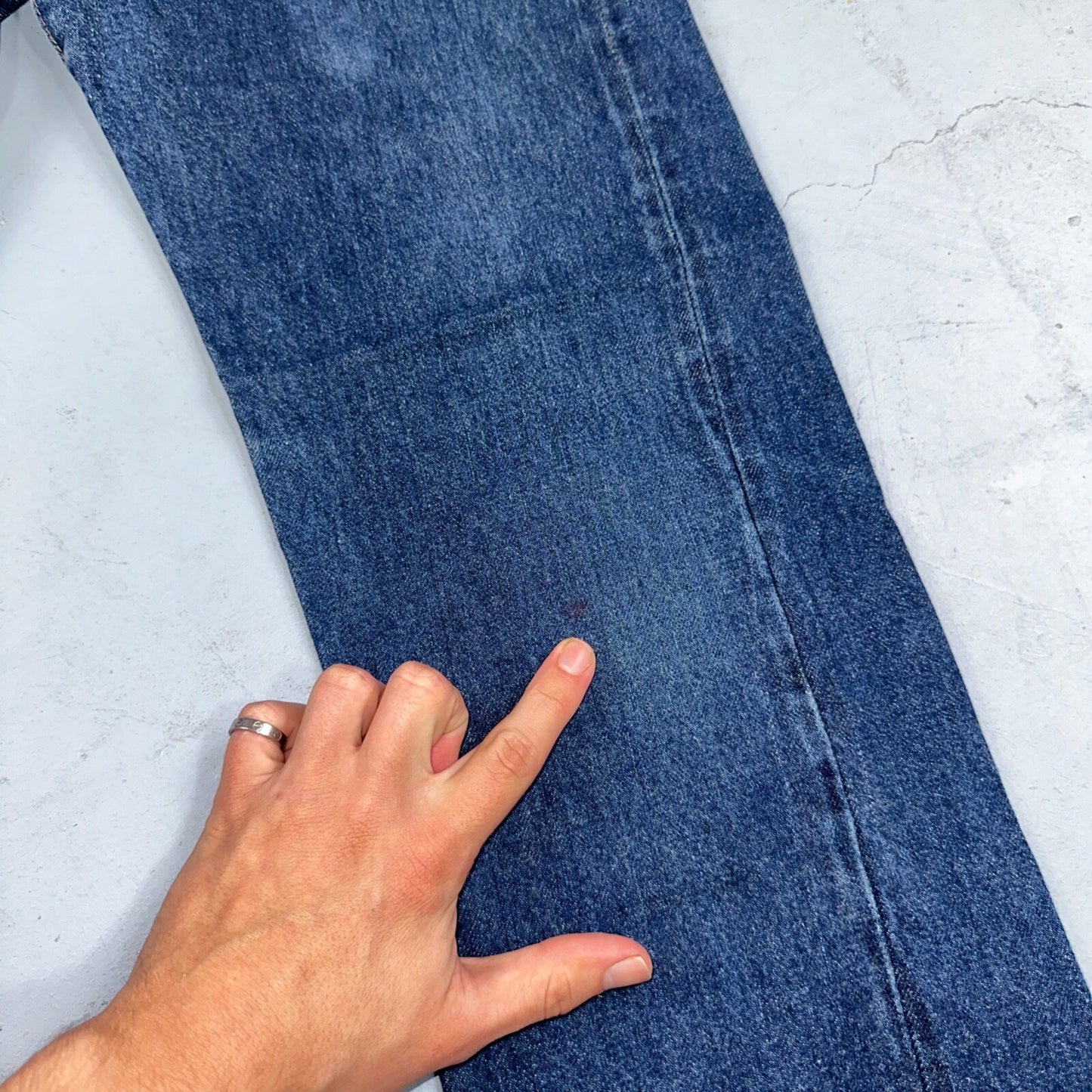 Levis 501 Vintage 80s Redline Selvedge USA XX Jeans Dark Wash 27x34 Act 25x31