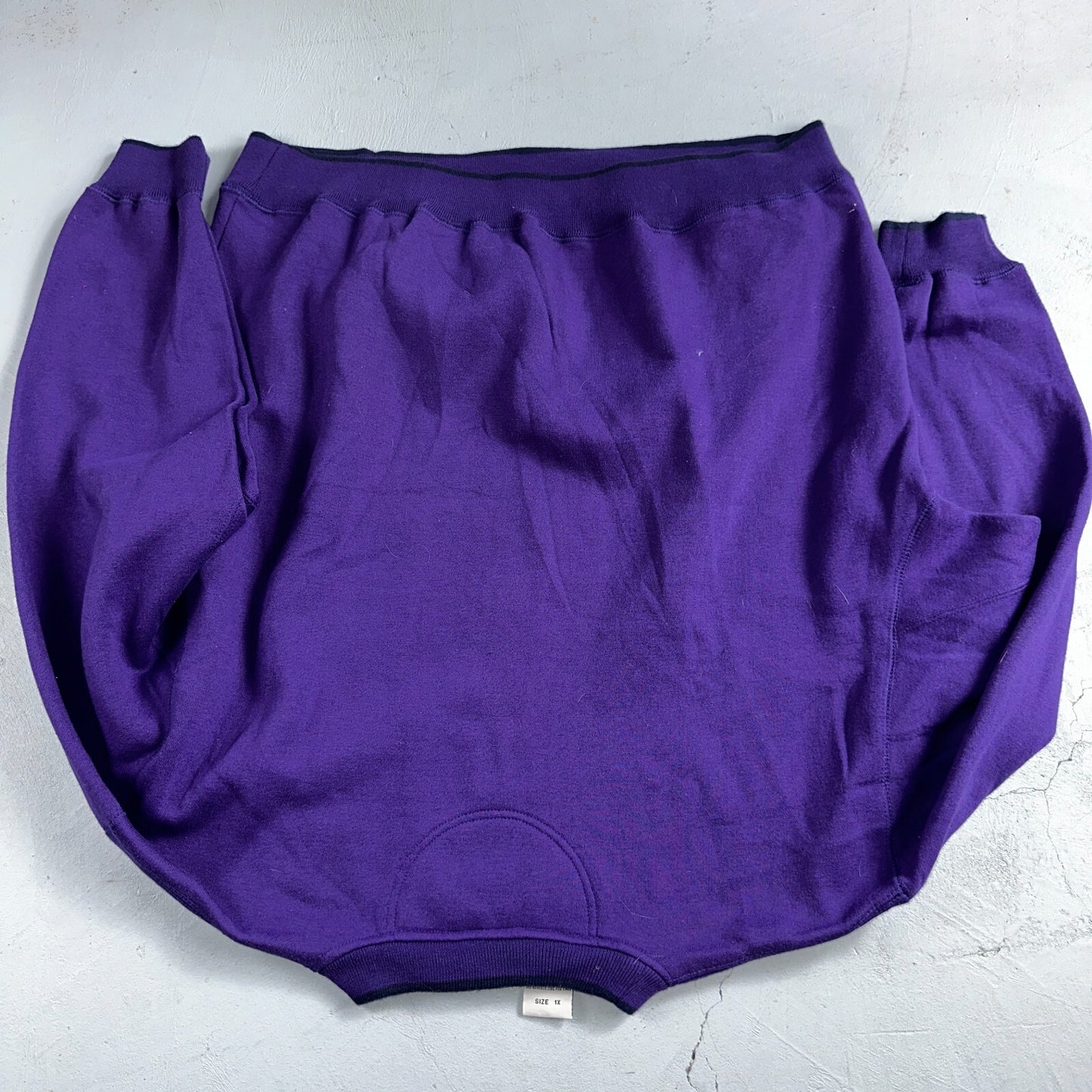 Pooh VTG Acrewood Purple Crew Neck Sweatshirt XL Embroidered 90s Cute Bear