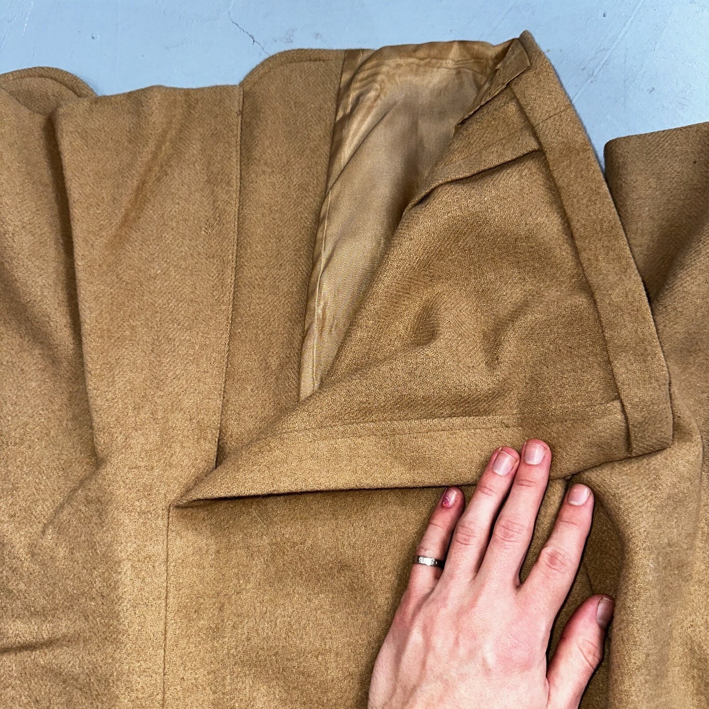 1970s Camel Hair Blazer Sport Coat Mens 38 Suit Jacket John Alexander VTG Union
