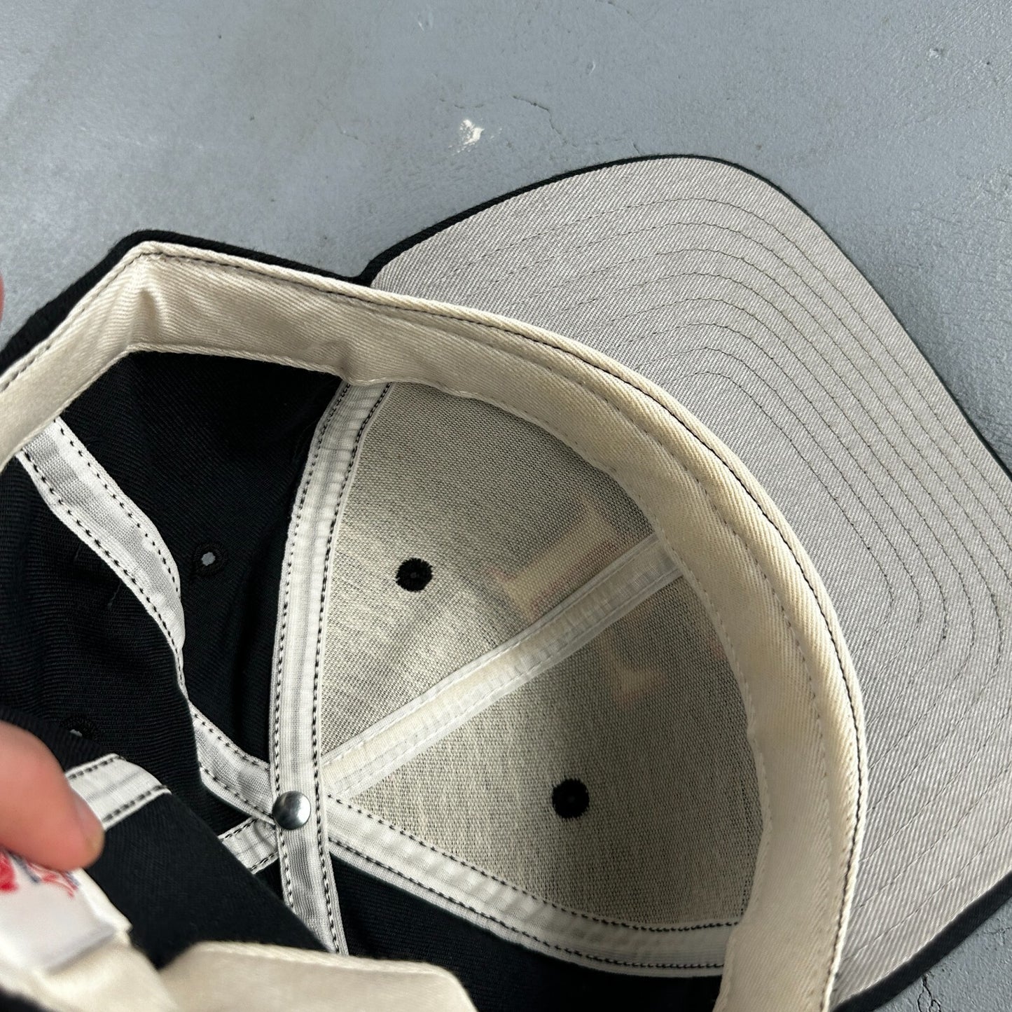 LC New Era USA MLB Fitted 7 1/2 Hat Major League Professional Baseball VTG Pro