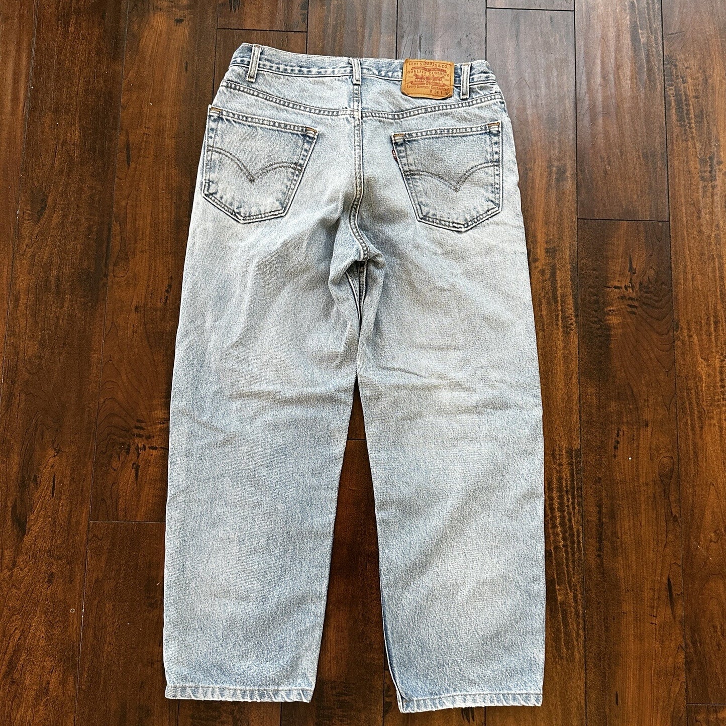 Levis Jeans Mens 34x30 Blue Relaxed Fit Straight Leg VTG 501 Denim Y2K 90s 32x26