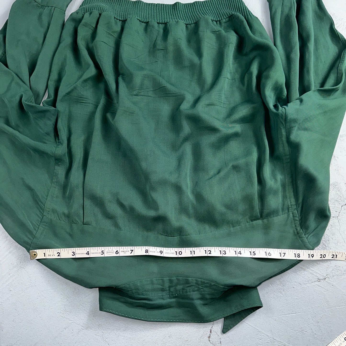 Vintage 1940s McGregor Gabardine Ricky Jacket Button Up Bottle Green 40s Rare